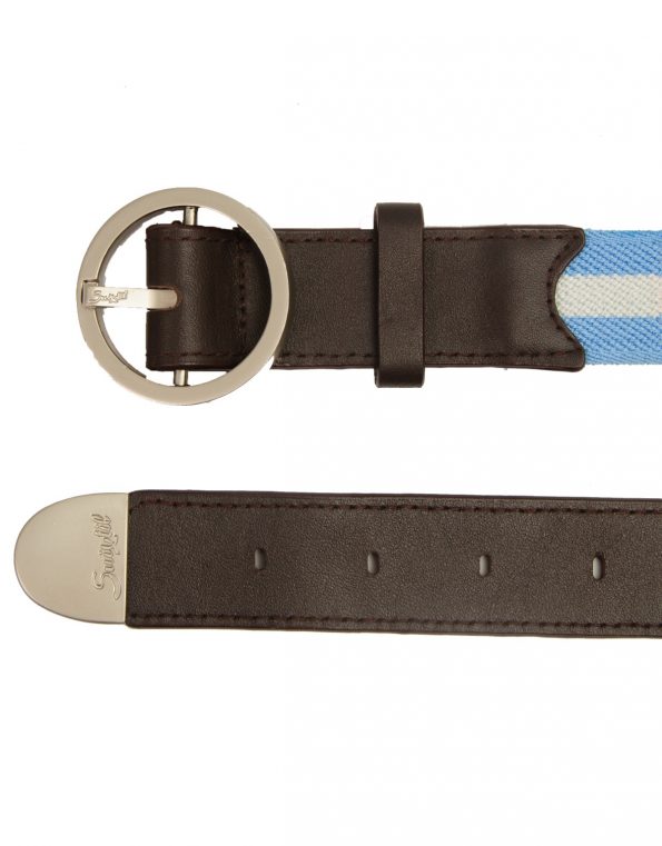 Suixtil Men's Avus Leather & Elasticated Cotton Belts, Argentina