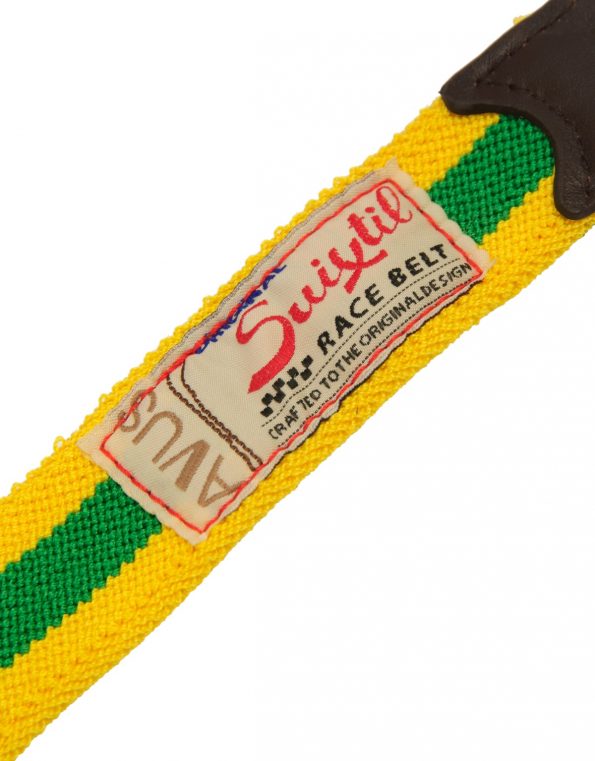 Suixtil Men's Avus Leather & Elasticated Cotton Belts, Brazil