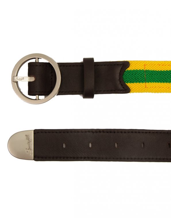 Suixtil Men's Avus Leather & Elasticated Cotton Belts, Brazil