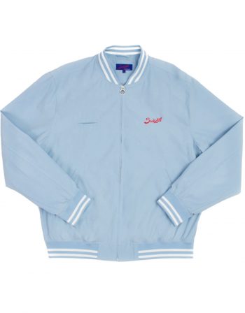 Barcelona Bomber Jacket – Argentine Blue – web1