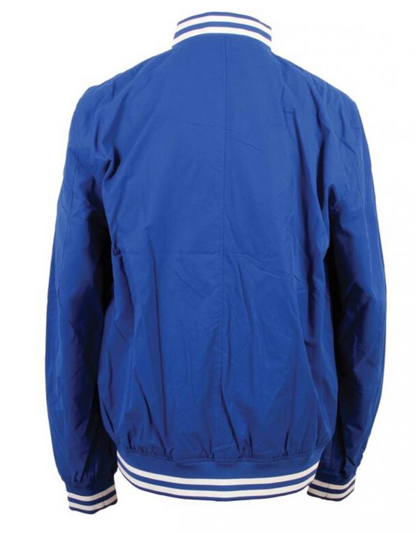 Suixtil Men's Barcelona Summer Racer Bomber Jacket, Electric Blue