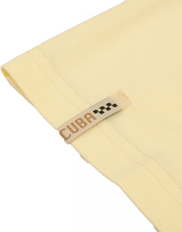 Suixtil Men's 100% Pima Cotton Cuba T-Shirt, Pale Yellow