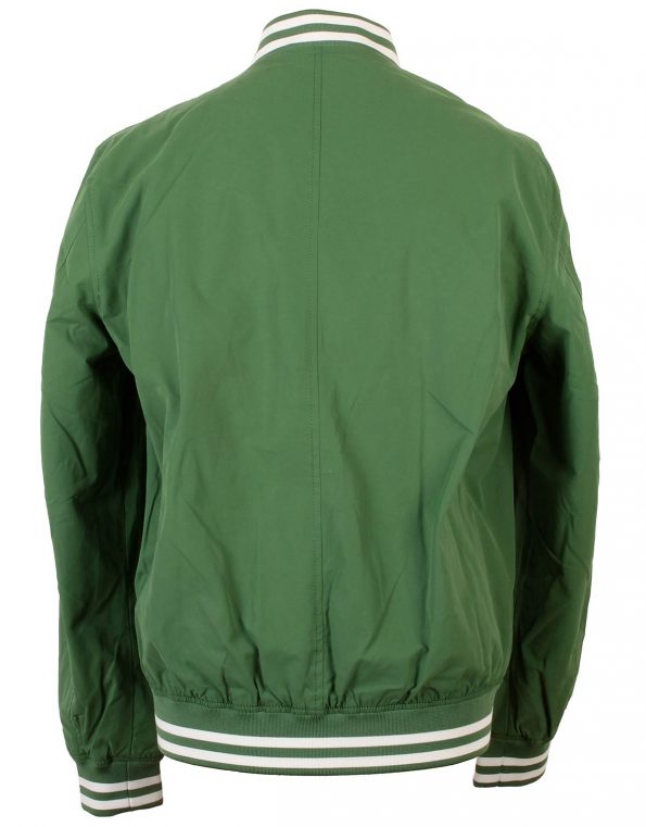 Suixtil Men's Barcelona Summer Racer Bomber Jacket, Bottle Green