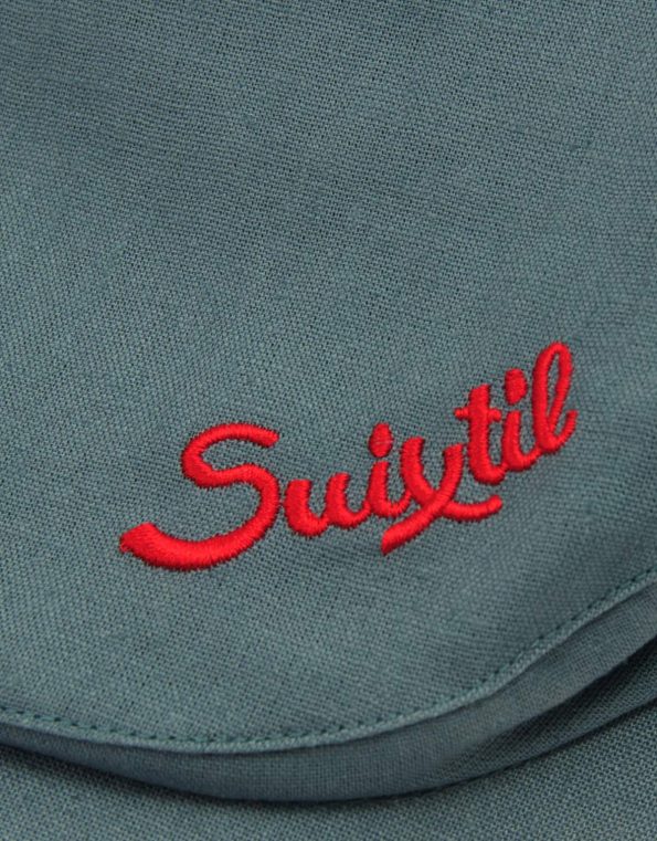 Suixtil Men's Linen-Mix Flat Cap, Emerald Green