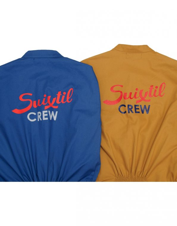 Suixtil 100% heavy cotton twill toasted-almonds Mechanic Overalls