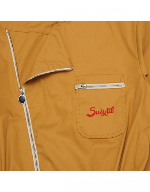 Suixtil 100% heavy cotton twill toasted-almonds Mechanic Overalls