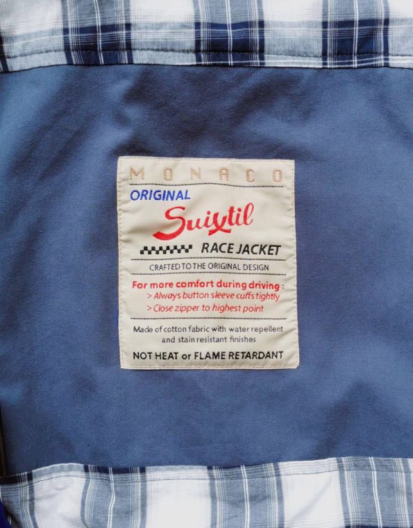 Suixtil Men's Monaco Bomber Jacket, Vintage Blue