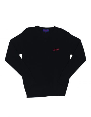 Monza sweater – 100% cashmere – Navy blue (2) (WEB)