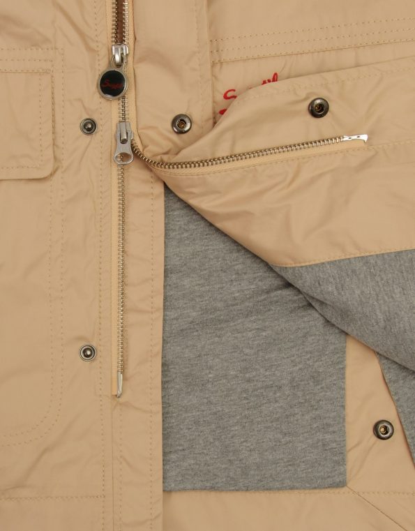 Suixtil Men's Zandvoort Rain Jacket, Mastic Beige