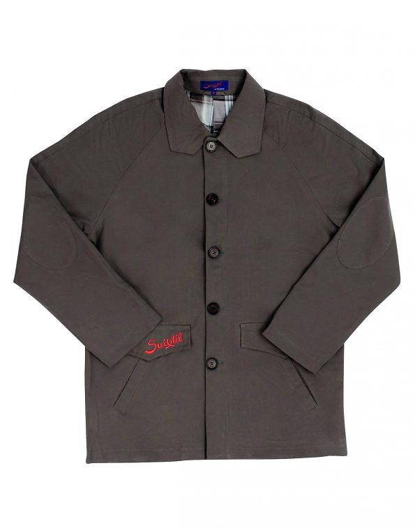 Suixtil Men's Silverstone Weatherproof Jacket, Smoke Grey