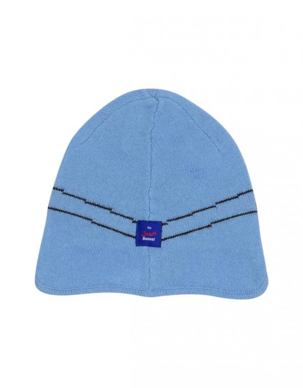 Suixtil Men's Cashmere & Wool Beanie Bonnet, Argentine Blue