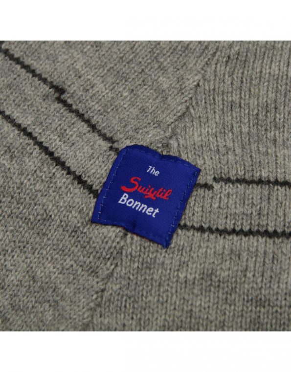 Suixtil Men's Cashmere & Wool Beanie Bonnet, Light Grey