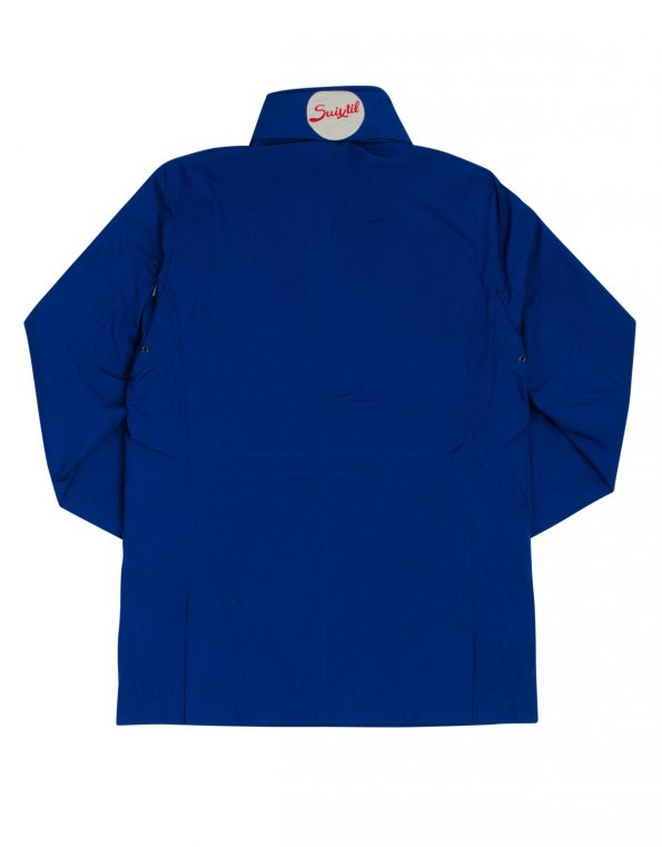 Suixtil Men's Zandvoort Rain Jacket, Scottish Blue