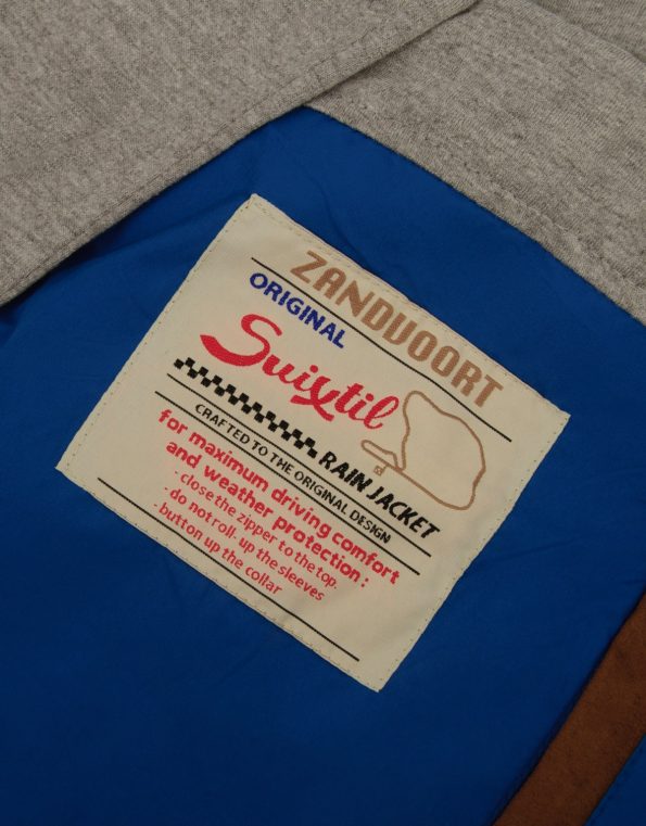 Suixtil Men's Zandvoort Rain Jacket, Scottish Blue