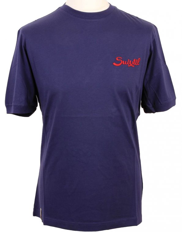 Suixtil Men's 100% Pima Cotton Cuba T-Shirt, Twilight Blue