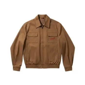 Suixtil Men's Monaco Bomber Jacket, Cigar Brown