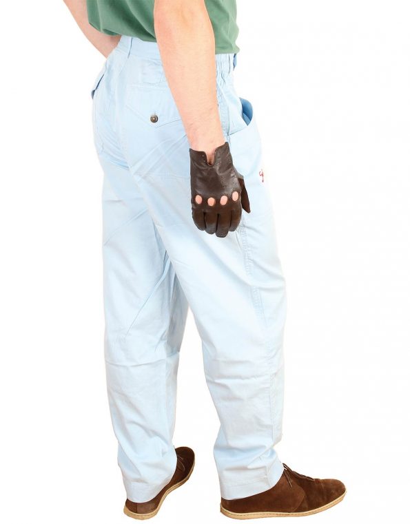 Suixtil Men's 100% Fine Cotton Twill Modena Race Pant, Argentine Blue