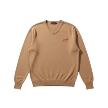 Suixtil Men's 100% Cashmere Monza Sweater, Desert Beige