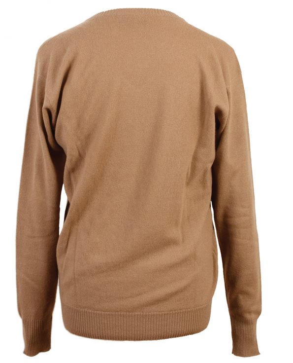 Suixtil Men's 100% Cashmere Monza Sweater, Desert Beige