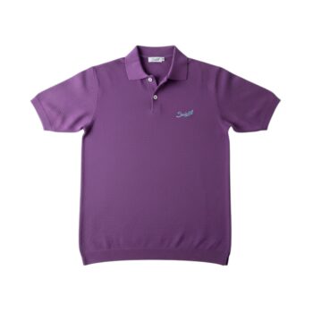 Suixtil Men's 100% Pima Cotton Nassau Short Sleeve Polo, Diesel Purple