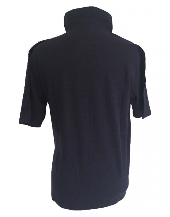 Suixtil 100% slub yarn cotton RIO short sleeve Polo,  navy blue