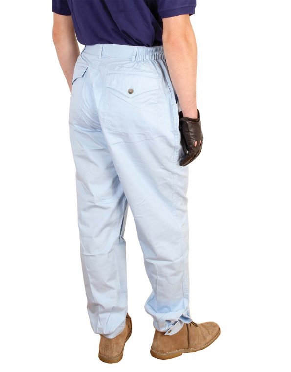 Suixtil Men's 100% Fine Cotton Twill Original Race Pant, Argentine Blue