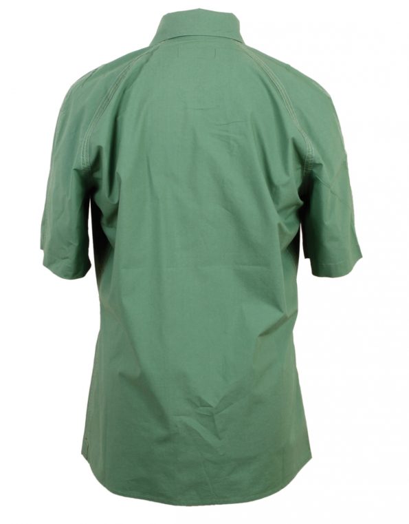 Suixtil Men's 100% Cotton Angouleme Short Sleeve Shirt, Fresh Green