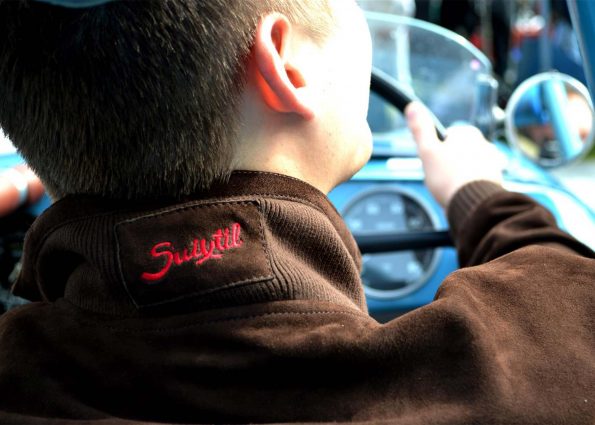 Suixtil Men's Sebring Suede Bomber Jacket