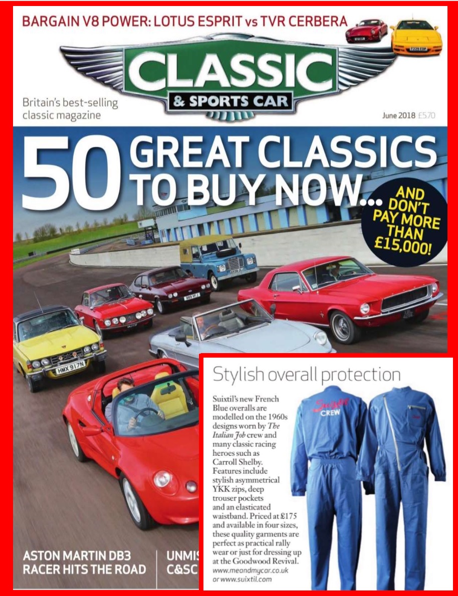 vintage, racing, overalls, magazine