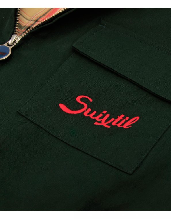 Suixtil Men's Monaco Bomber Jacket, British Racing Green
