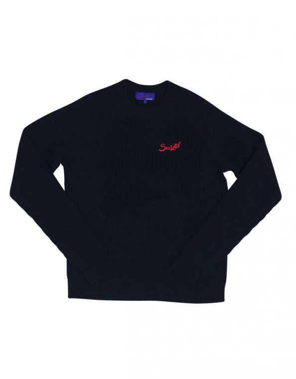 Suixtil Raticosa wool and cashmere sweater - Deep sea blue