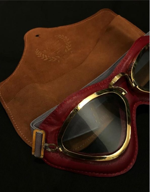 The Belle Vue goggles - Alfa Red