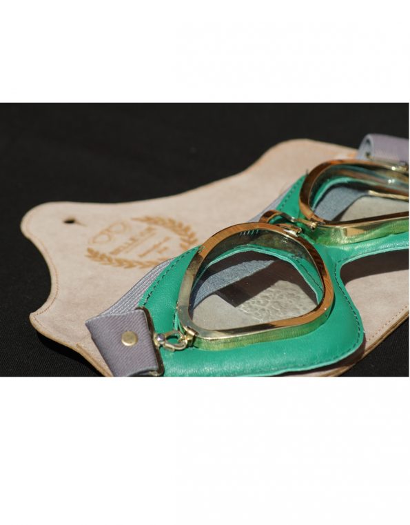 The Belle Vue goggles - British Racing Green