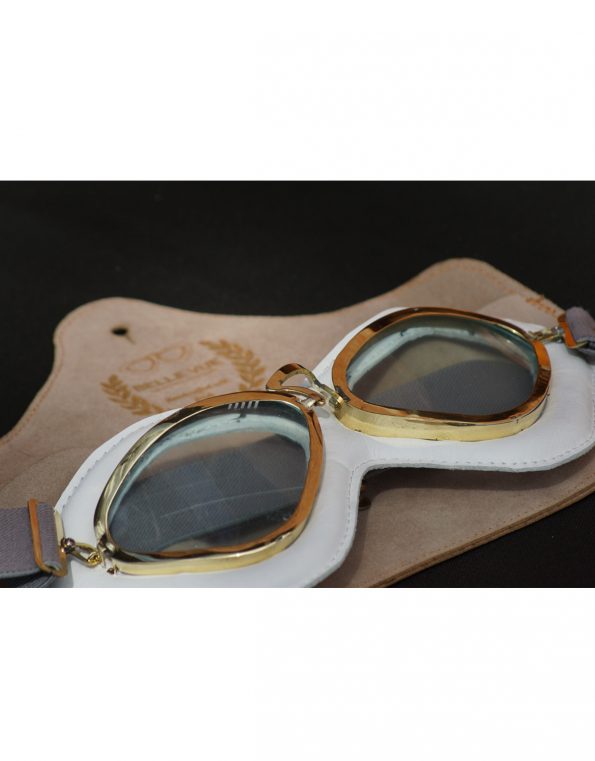 The Belle Vue goggles - German White