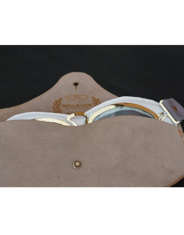 The Belle Vue goggles - German White