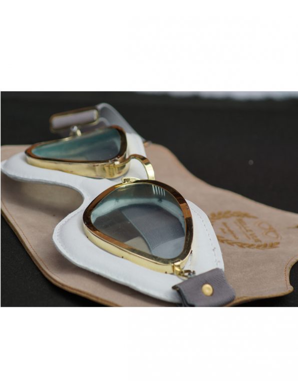 The Belle Vue goggles - German White