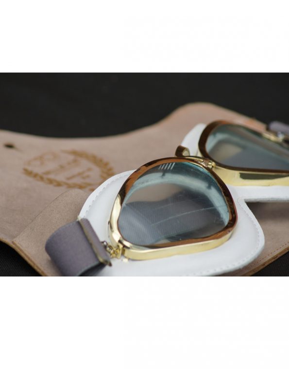 The Belle Vue goggles - German White
