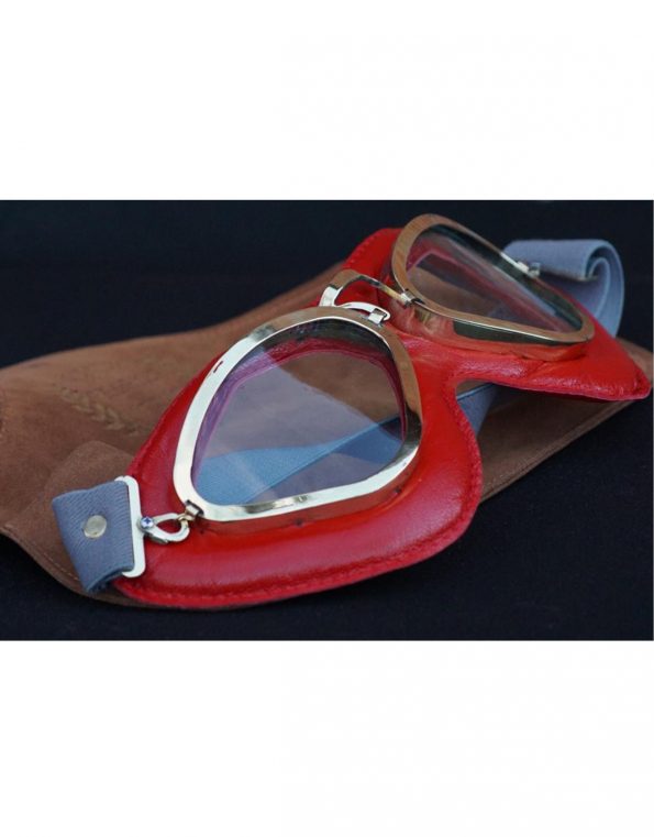 The Belle Vue goggles - Italian Red