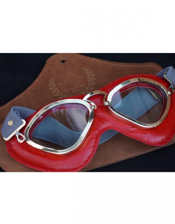 The Belle Vue goggles - Italian Red