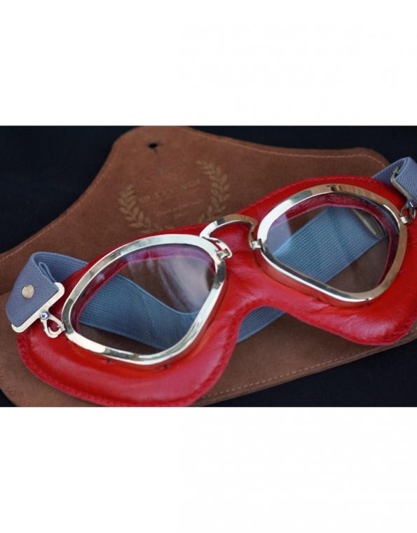 The Belle Vue goggles - Italian Red