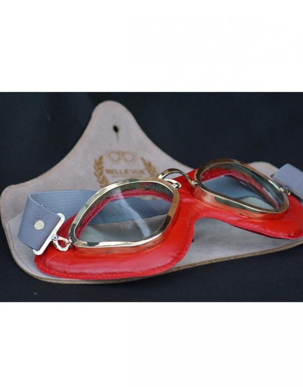 The Belle Vue goggles - Italian Red