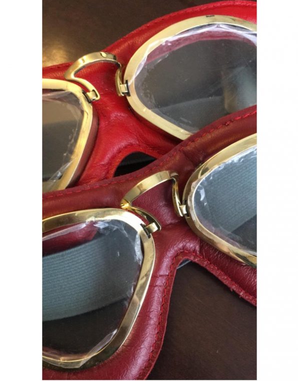 The Belle Vue goggles - Alfa Red