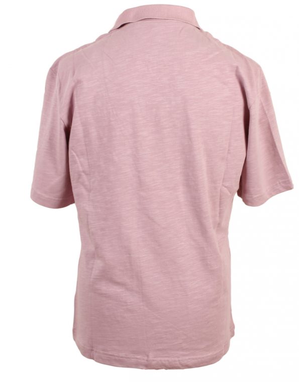 Suixtil Men's 100% Slub Yarn Cotton Rio Short Sleeve Polo, Light purple