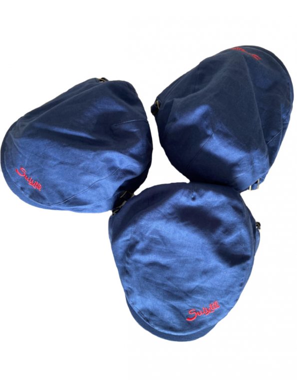 Suixtil Men's Linen-Mix Flat Cap, Navy blue