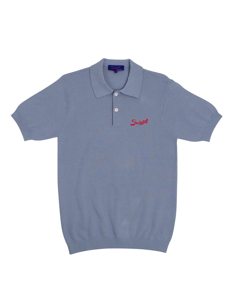 Nassau polo – 100% PIMA cotton – light blue – (2)