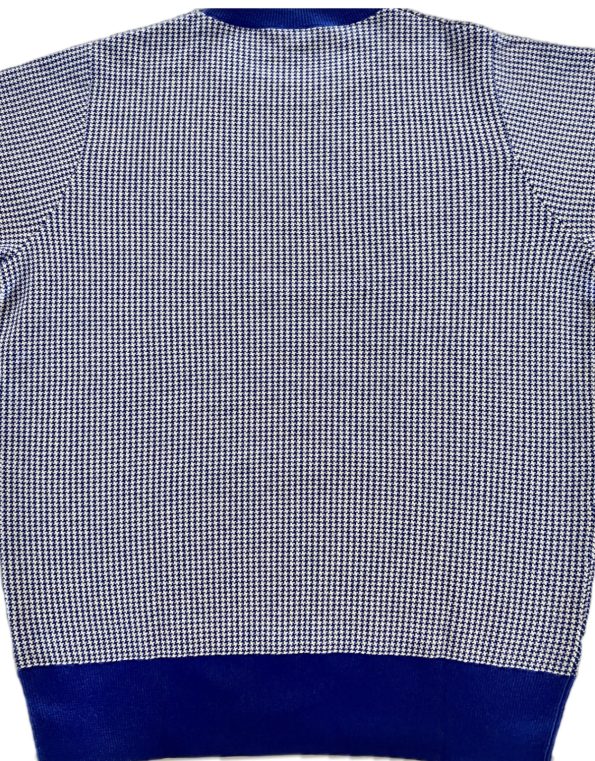 Ibsley smoke blue sweater - Merino wool & cotton