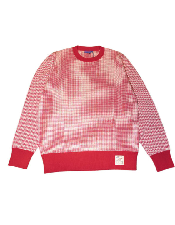 Suixtil Ibsley Merino wool and cotton sweater - Ruby red